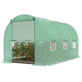 OUTSUNNY Serra da Giardino 4.5 x 2 x 2m Serra con Tetto Arrotondato