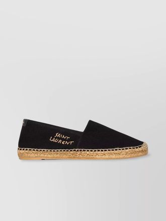 Saint Laurent logo-embroidered espadrilles