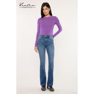 Kancan Denver Essentials High Rise Bootcut Jeans in Medium Wash at Nordstrom, Size 23