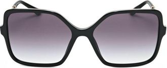 Bulgari Ladies Black Square Sunglasses 0BV8250-501/8G
