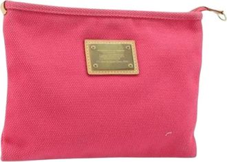 Louis Vuitton Pre-owned Clutches, female, Pink, Size: ONE SIZE Pre-owned Vintage Canvas Clutch