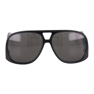 Saint Laurent Sunglasses, unisex, Black, Size: 59 MM Bold Aviator Solace Sunglasses