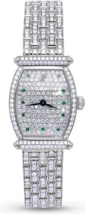 Audemars Piguet Pre-owned Audemars Piguet Carnegie Pave Diamond Dial Ladies Watch BC79302/Z/9062