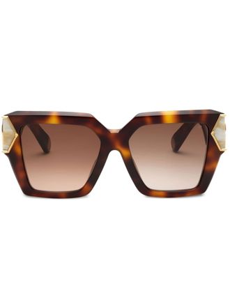 サングラス PHILIPP PLEIN Woman Sunglasses Brown SPP028M 722X Women's Eyewear | Philipp Plein