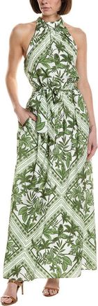 Julia Jordan Printed Chiffon Maxi Dress