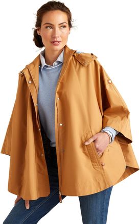 Ariat Womens Anza Waterproof Cape in Travertine, Size X-Small/Small, by Ariat