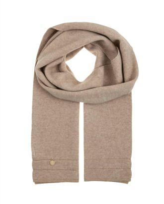 Alex Max Womens Solid Scarf In Taupe