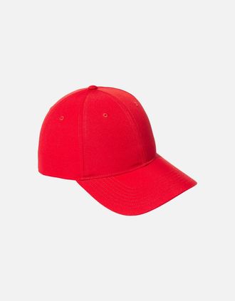 adidas Mens Adidas 6 Panel Baseball Cap - Red - Size: ONE size
