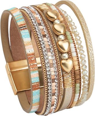 Saachi Saachi Quad Heart Bracelet