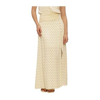 Ydence Ydence - Skirt Louis - Dames - Rokken - Geel - Maat: XS