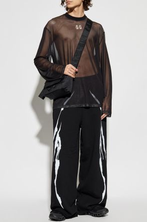 44 Label Group T-shirt With Logo, Mens, Black