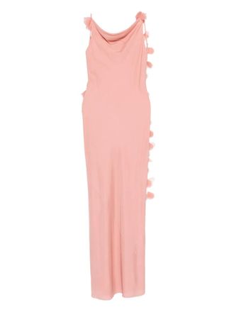 Cult Gaia Verfraaide maxi-avondjurk - Roze