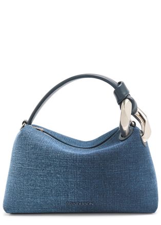 J.W.Anderson Th Jwa Corner Denim Crossbody bag - Blue - One Size
