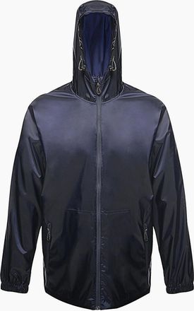 Regatta Mens Regatta Pro Mens Packaway Waterproof Breathable Jacket - Navy - Size: 44/Regular