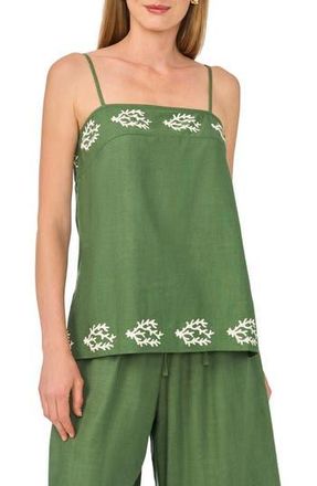Parker Leaf Print Tank in Myrtle at Nordstrom Rack, Size X-Small