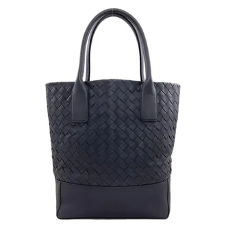 Bottega Veneta Black Leather Tote Bag (Pre-Owned)