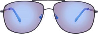 Timberland Smoke Mirror Pilot Mens Sunglasses TB7288 01C 63