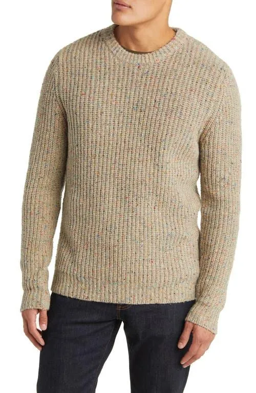 Donegal Wool Blend Sweater in Tan at Nordstrom, Size Xx-Large