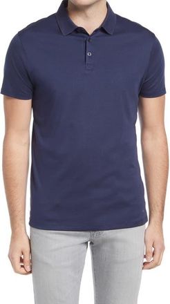 Robert Barakett Mens Georgia Pima Cotton Polo in Blue Night at Nordstrom, Size Xx-Large