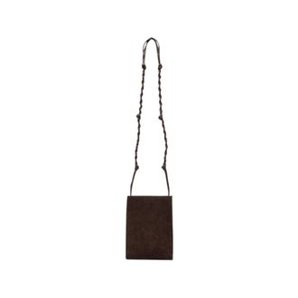 Jil Sander Tangle Small Bag - Dames - Accessoires - Bruin - Maat: ONE Size Leer