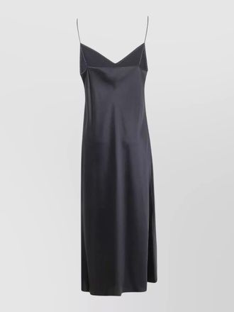 Joseph clea dress silk midi v neckline