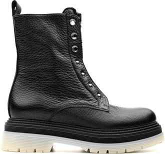 Laura Bellariva Lace-up Boots - Dames - Veterlaarzen - Zwart - 36 EU - Leer - Schoenen