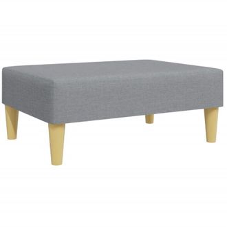 vidaXL Reposapi&eacute;s De Tela Gris Claro 77x55x31 Cm Vidaxl