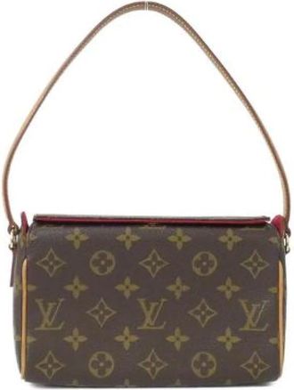 Louis Vuitton Pre-owned Monogram Recital Schoudertas - Dames - Vintage Schoudertas - Bruin - ONE Size - Vintage