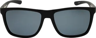 BMW Bmw BS001502D Rectangle Full Rim Sunglasses - Black