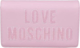 Love Moschino Pink Polyurethane Chain Shoulder Bag