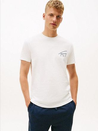 Tommy Hilfiger Signature Back Logo Crew Neck T-Shirt