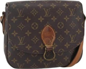 Louis Vuitton Pre-owned Canvas Cross Body Tas - Dames - Vintage Schoudertas - Bruin - ONE Size - Vintage