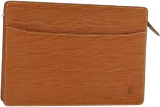 Louis Vuitton Pre-owned Clutches, female, Brown, Size: ONE SIZE Pre-owned Vintage Clutch