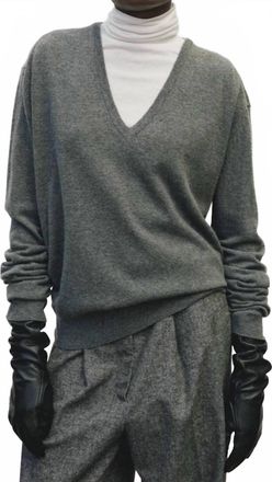 Mijeong Park Cashmere Blend Sweater In Grey