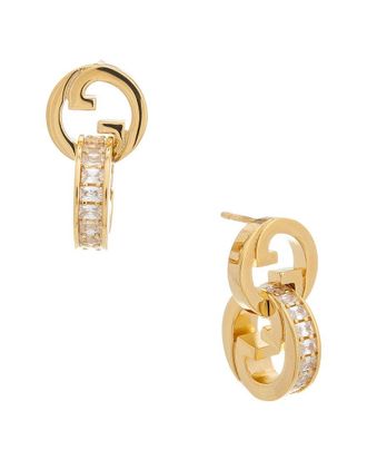 Gucci Blondie Intertwined Crystal Earrings