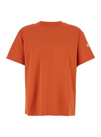 Moncler Orange Crew Neck T-Shirt