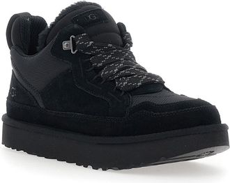 UGG Mens Trainers Lowmel Black Suede Sneaker