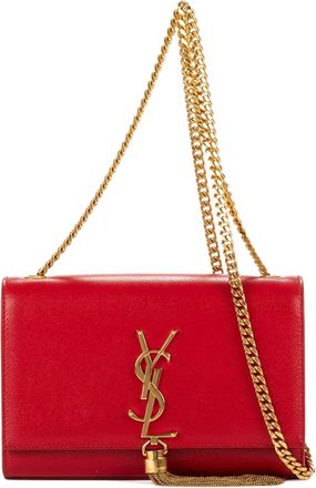 Saint Laurent Borsa a spalla Kate media 2010 - Rosso