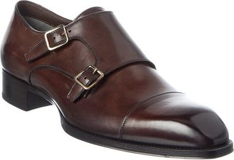 Tom Ford Leather Double Monk Strap