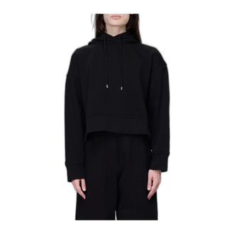 Sportmax Dames, Sweatshirts & Hoodies, Zwart, Maat: XS Katoen