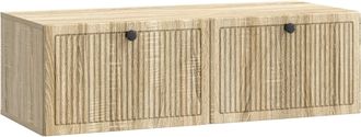vidaXL Mueble Para Tv De Pared Roble Sonoma 98 X 41 X 30 Cm Vidaxl