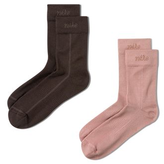 Nike Womens Everyday Plus Lightweight Crew Socks (2-Pair) in Multicolor | HQ7762-903
