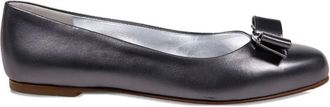 Ferragamo Ballerine con fiocco - Grigio