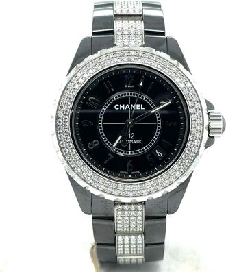 Chanel Pre-owned Chanel J12 Black Dial Unisex Watch H1339