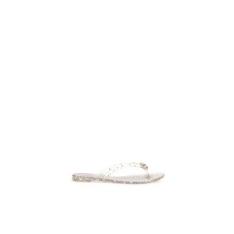 Casadei Flip Flops, female, Yellow, Size: 6 US Polyurethane Flat Sandals