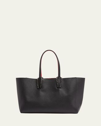 Christian Louboutin Cabata Soft Small Tote Bag in Grained Leather