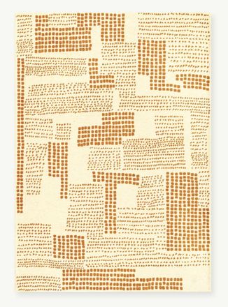 Novatrend Alfombra moderna tejida plana Beige 140x200 cm