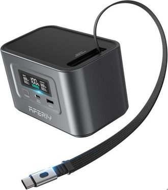 OEM Estaci&oacute;n El&eacute;ctrica Port&aacute;til - Aferiy - 100w 99,2wh - Doble Usb-c Pd3.0 - Cable Magn&eacute;tico De 70cm - Bater&iacute;a Lfp 3000+ Ciclos