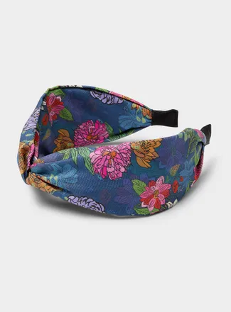 Simons Womens Pretty flower interlaced headband
