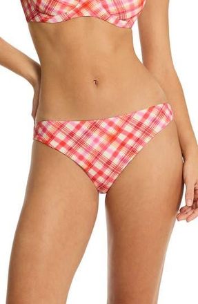 Sea Level Australia Somerset Regular Bikini Bottoms in Pink at Nordstrom Rack, Size 12 Us / 16 Au